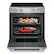 Angle. KitchenAid - KitchenAid - 5.3 Cu. Ft. Smart Slide-In Electric Range with Two Even-Heat Hyper Elements - Stainless Steel - Fingerprint Resistant Stainless Steel.