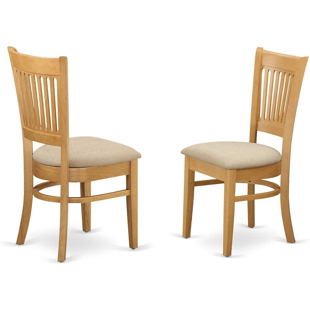 Alt View 3. FurniFact - Solid Wood Drop Leaf Kitchen Table and Chairs for Small Dining Spaces - Oak.