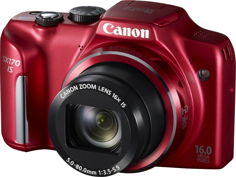 Best Buy: Canon PowerShot SX170 IS 16.0-Megapixel Digital Camera 