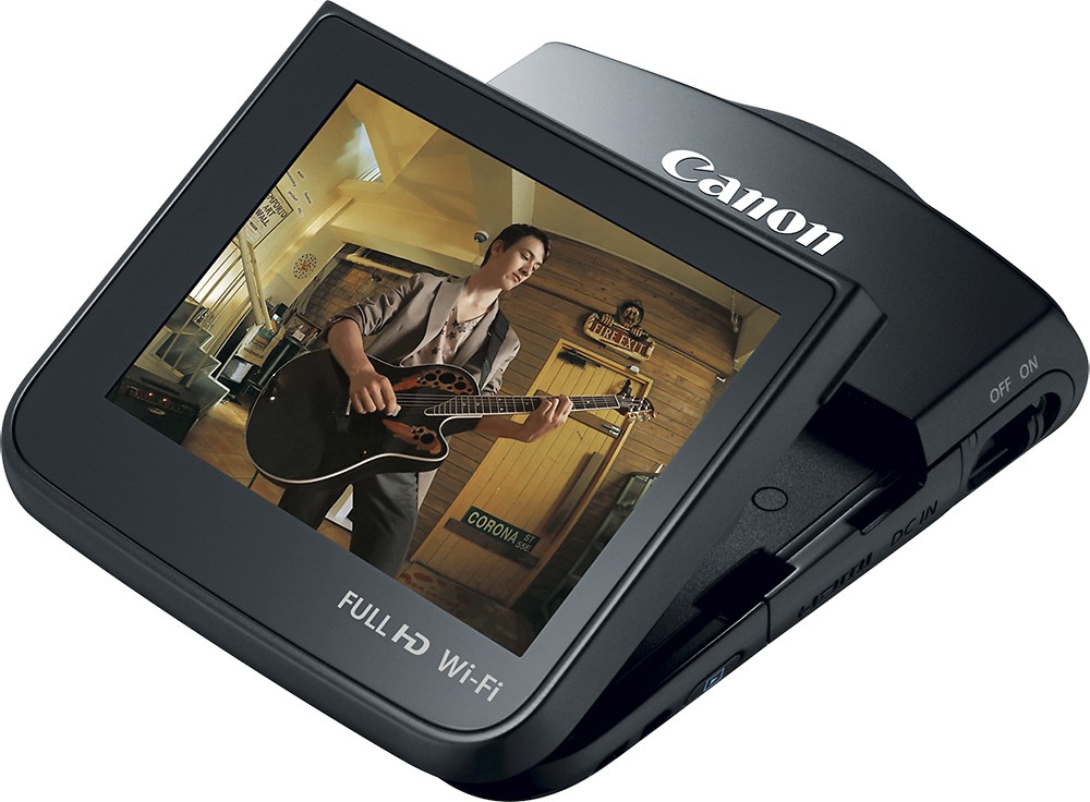 Best Buy: Canon VIXIA mini Flash Memory Camcorder Black 8455B003
