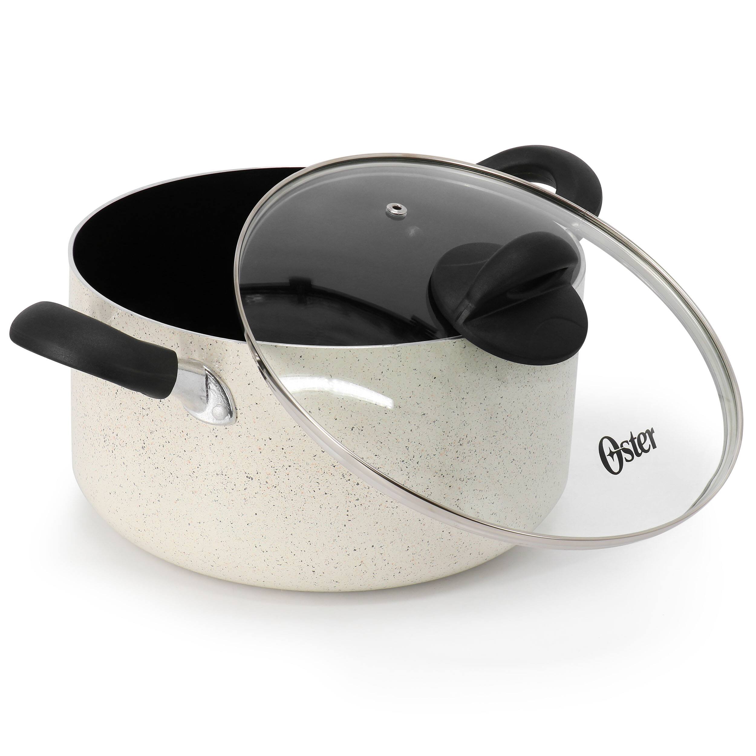 Alt View 1. Oster - Oster Clairborne 6 Quart Aluminum Nonstick Dutch Oven with Lid in Sand - Sand.