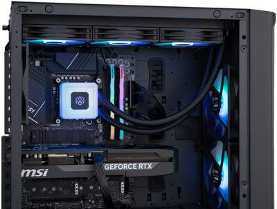 ADVANCED BATTLESTATIONS ABS Kaze II Aqua Gaming PC Windows 11 ADVANCED BATTLESTATIONS ABS Kaze II Aqua Gaming PC Windows 11