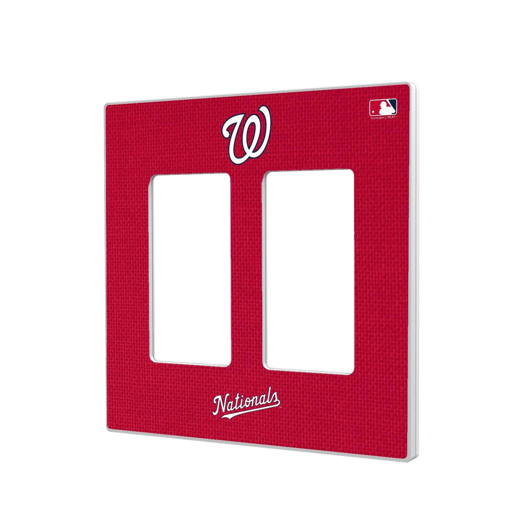 Keyscaper - Washington Nationals Solid Double Rocker Light Switch Plate - Multicolor price history on PriceWatchPro