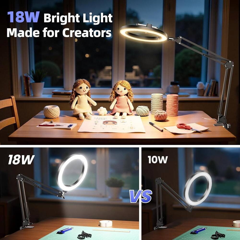 18W Bright Light Made for Creators

18W vs 10W