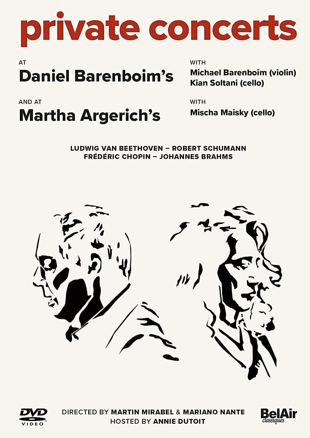 Barenboim Soltani Argerich Maisky - Private Concerts at Daniel Barenboim's  - DVD