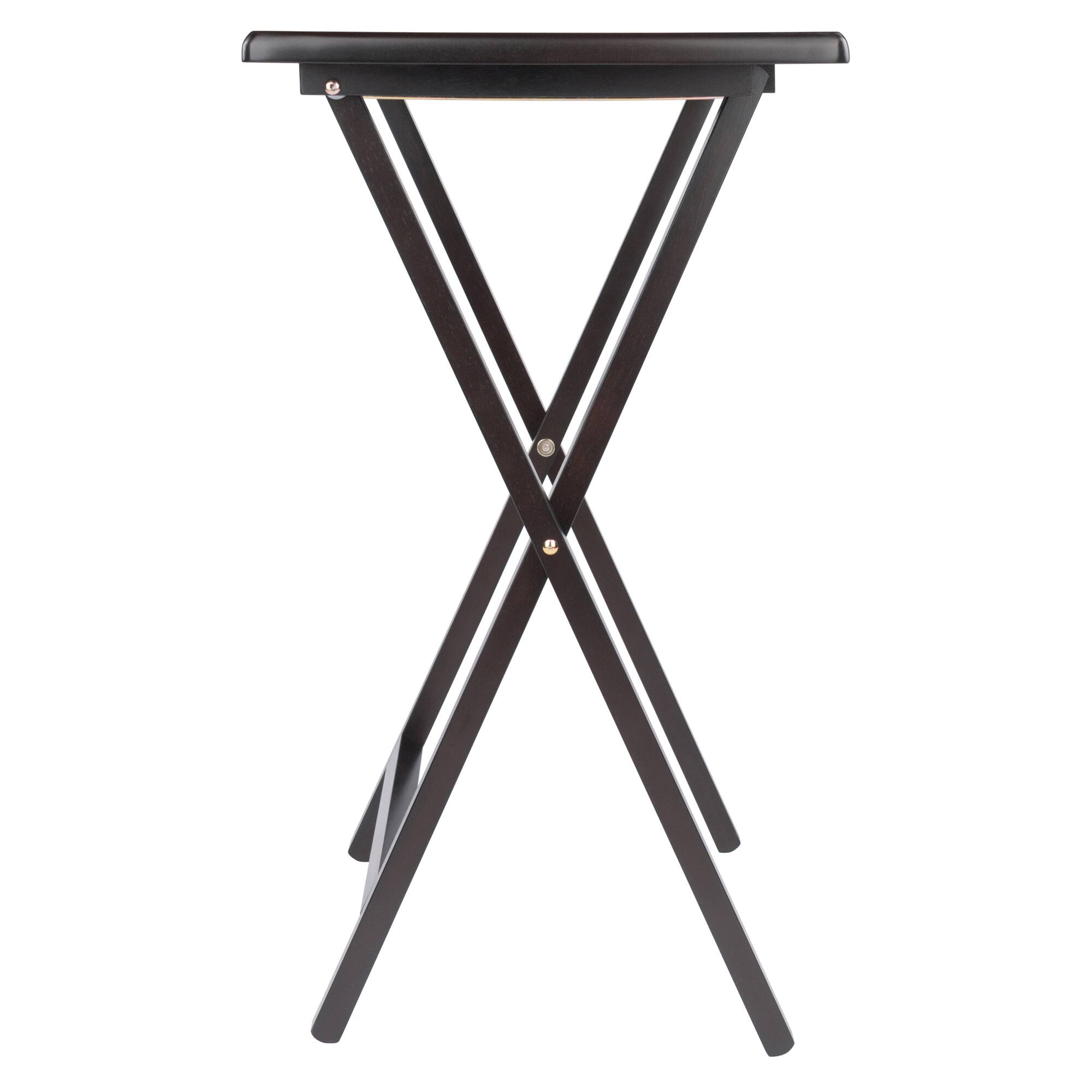 Alt View 8. Winsome Wood - Allen 5-Pc Snack Table Set - Coffee.