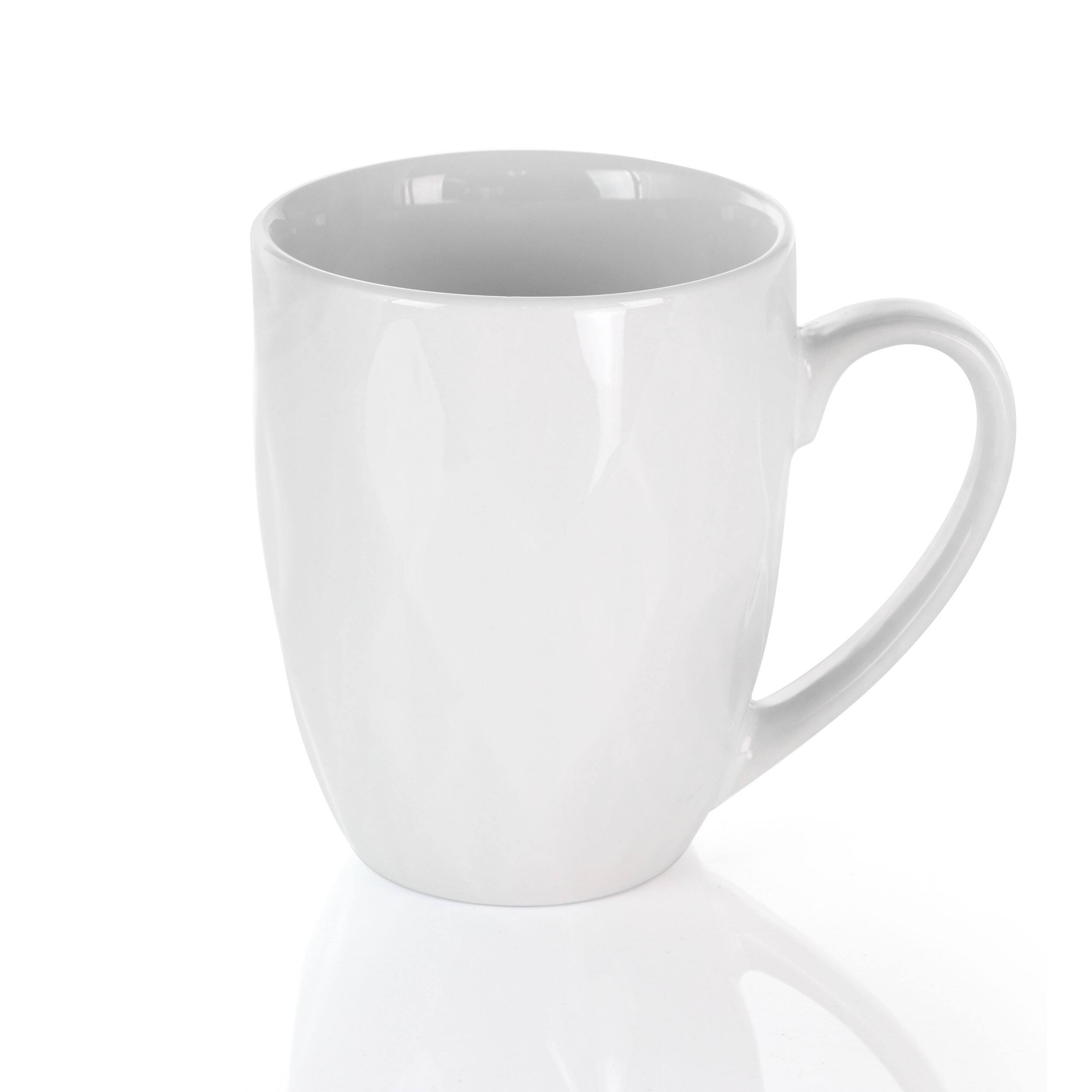 Alt View 8. Elama - Elama Sienna 18 Piece Porcelain Dinnerware Set in White - White.