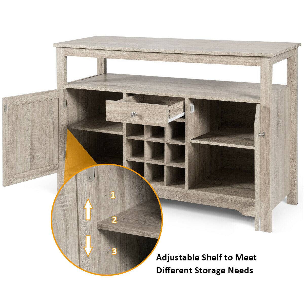 Adjustable Shelf to Meet Different Storage Needs 1 2 3