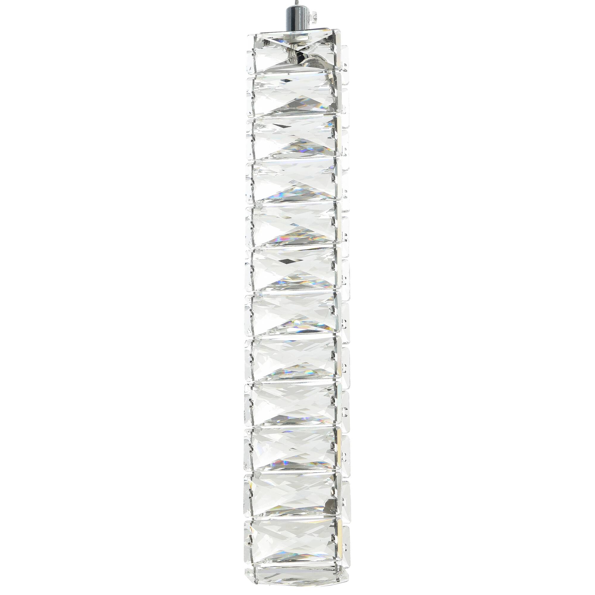 Alt View 1. CWI Lighting - Celina LED Chandelier With Chrome Finish - Chrome.