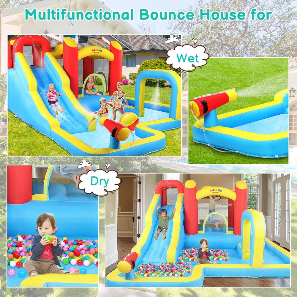 Alt View 1. Winado - Inflatable Bounce House Water Slide Pool Kids Jumper Castle with Air Blower.