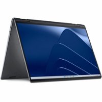 Dell - Latitude 9000 2-in-1 14" IPS LCD 2560 x 1600 (QHD+) Touch Screen Laptop - Intel Core Ultra 7 with 16GB Memory - Magnetite, Other - Angle_Zoom