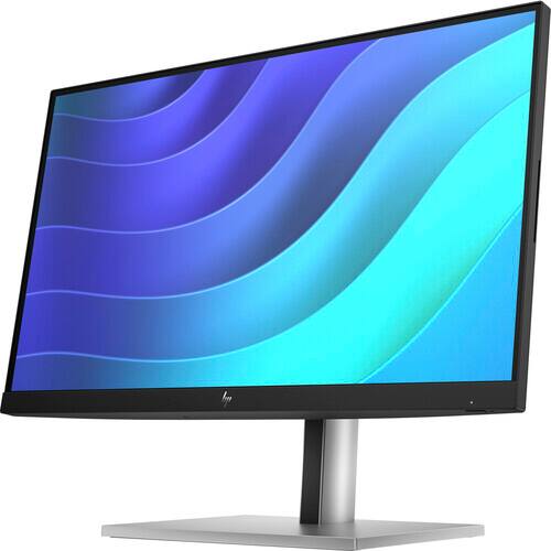 Alt View 2. HP - E22 G5 21.5" FHD IPS Monitor 16:9 75Hz 5ms GtG 1000:1 VESA Anti-Glare Height Adjustable DisplayPort & HDMI - Black / Silver.