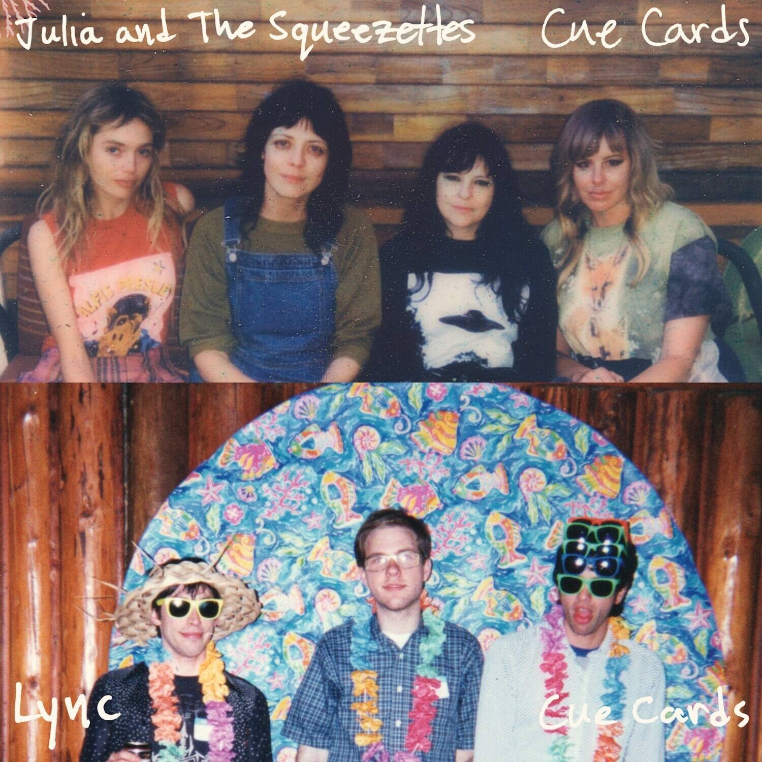 Julia & the Squeezettes & Lync - Cue Cards - Blue   - 7-INCH SINGLE [7 inch Vinyl Disc]