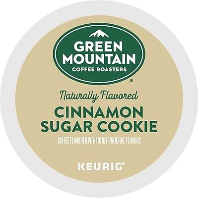 GREEN MOUNTAIN COFFEE ROASTERS  
Naturally Flavored  
CINNAMON SUGAR COOKIE  
COFFEE FLAVORED WITH OTHER NATURAL FLAVORS  
KEURIG