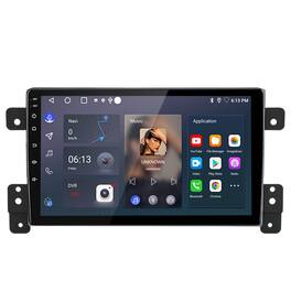 Junsun - 9 Inch 2+64GB Android15 carplay For Suzuki Grand Vitara 3 2005-2015 Car Stereo Radio GPS Navi WIFI RDS DSP SWC BT FM - Black
