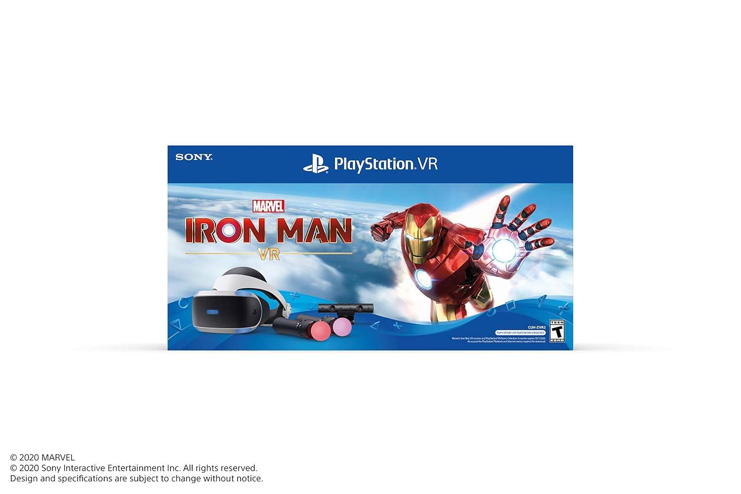 SONY. PlayStation.VR MARVEL IRON MAN VR .... CUM-ZVR T cs ...O 2020 MARVEL 2020 Sony Interactive Entertainment Inc. All rights reserved. Design and specifications are subject to change without notice.