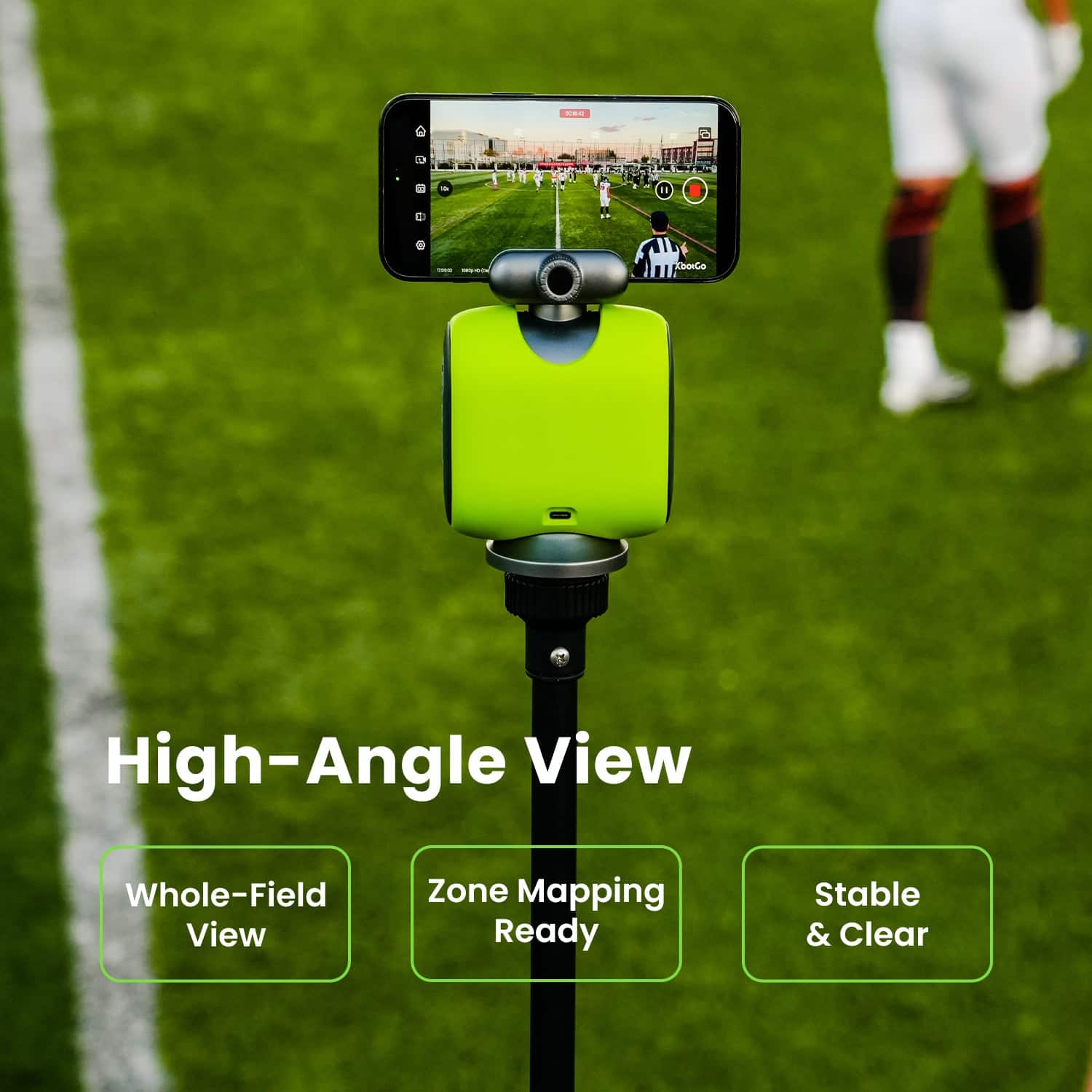 XbotGo Chameleon 4K 60FPS AI Sports Camera with Auto Tracking for