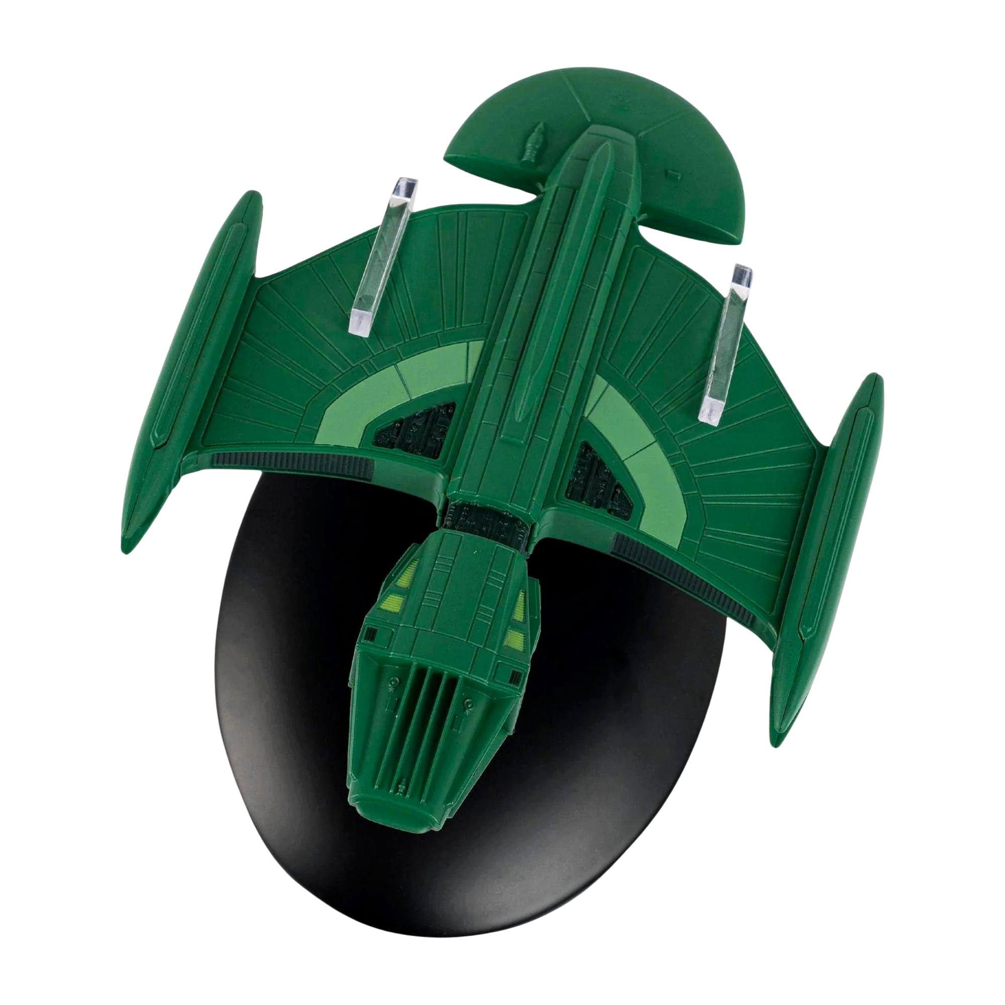 Alt View 2. Eaglemoss - Eaglemoss Star Trek Starship Replica | Romulan Science Vessel - Green.