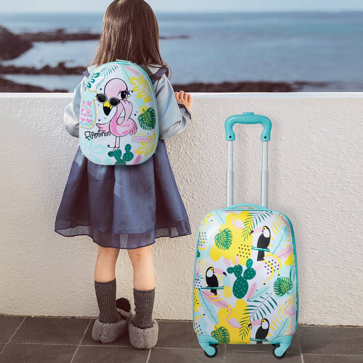 ma　　キッズトラベル Costway 2PC Kids Luggage Set 12