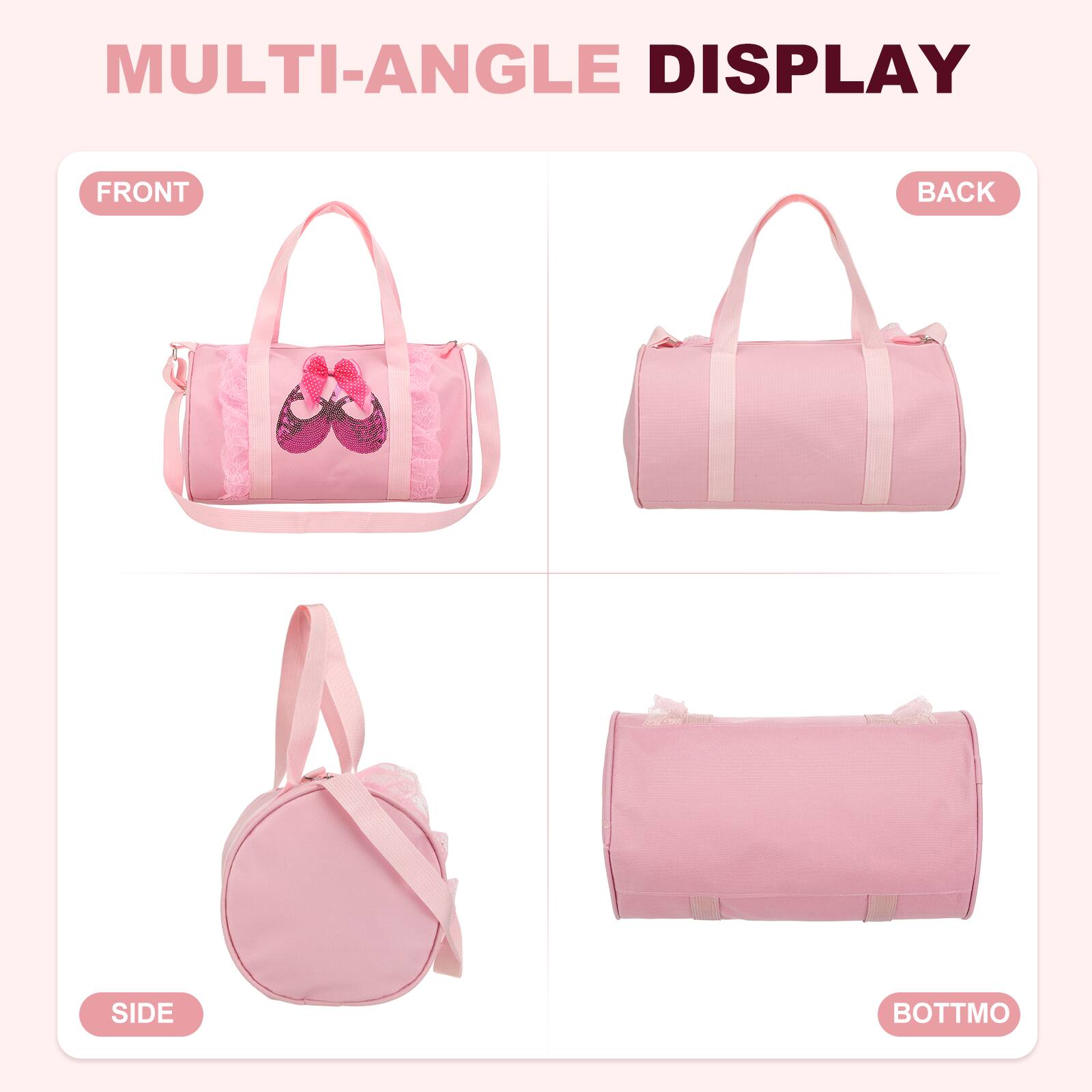 MULTI-ANGLE DISPLAY

FRONT

BACK

SIDE

BOTTOM