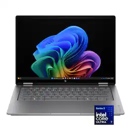 HP - OmniBook X Flip 2-in-1 - 14" 2K OLED Touchscreen Laptop - Intel Core Ultra 7 (2026) - 16GB Memory - 1TB SSD - Copilot+ - Meteor Silver