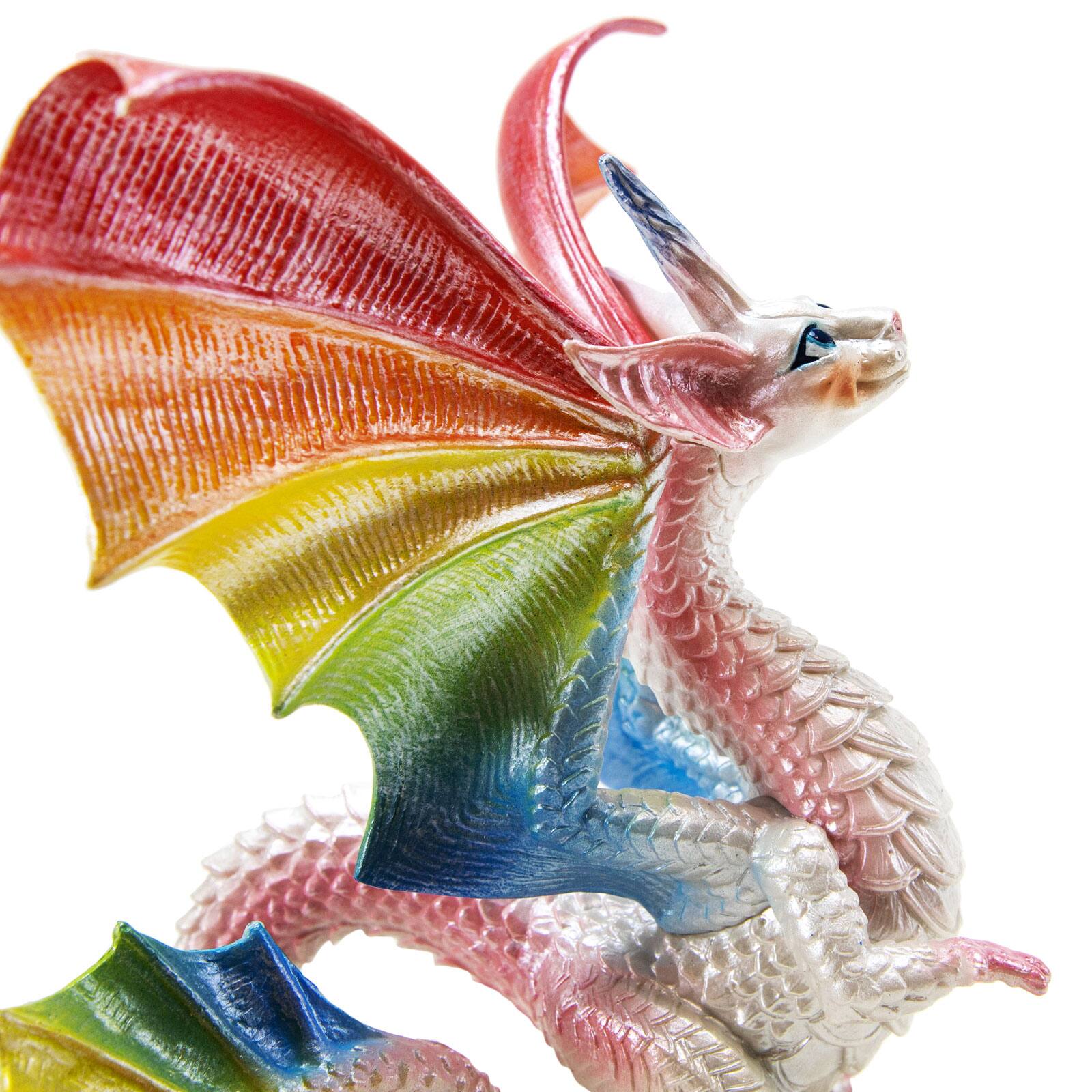 Alt View 3. Safari Ltd. - Fairy Rainbow Dragon Toy Figurine.