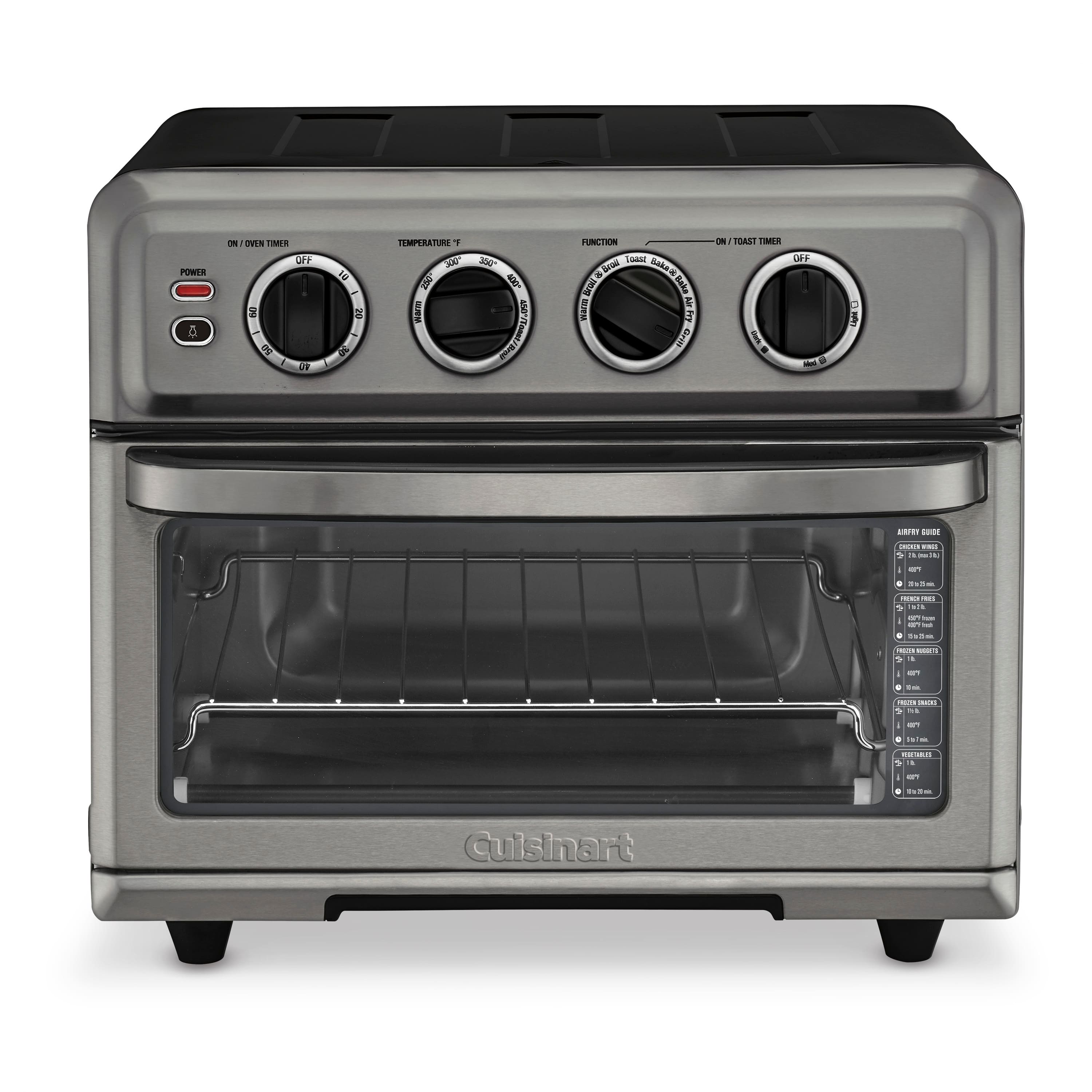 UPC 086279196521 product image for Cuisinart - Air Fryer 0.6 Cu. Ft. Toaster Oven with Grill - Black | upcitemdb.com