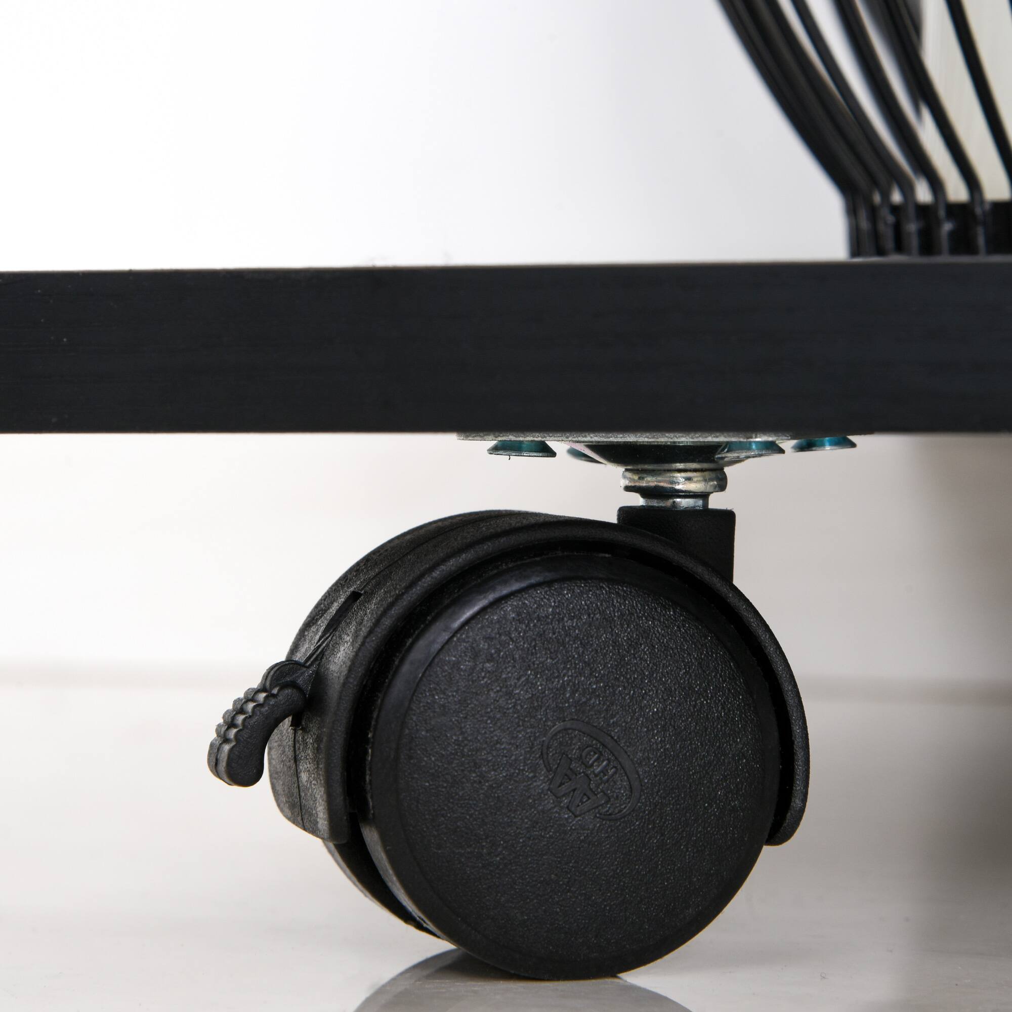 Alt View 9. Vinsetto - Mobile Printer Stand, Rolling File Cabinet Cart with Wheels, Adjustable Shelf, Drawer and CPU Stand.