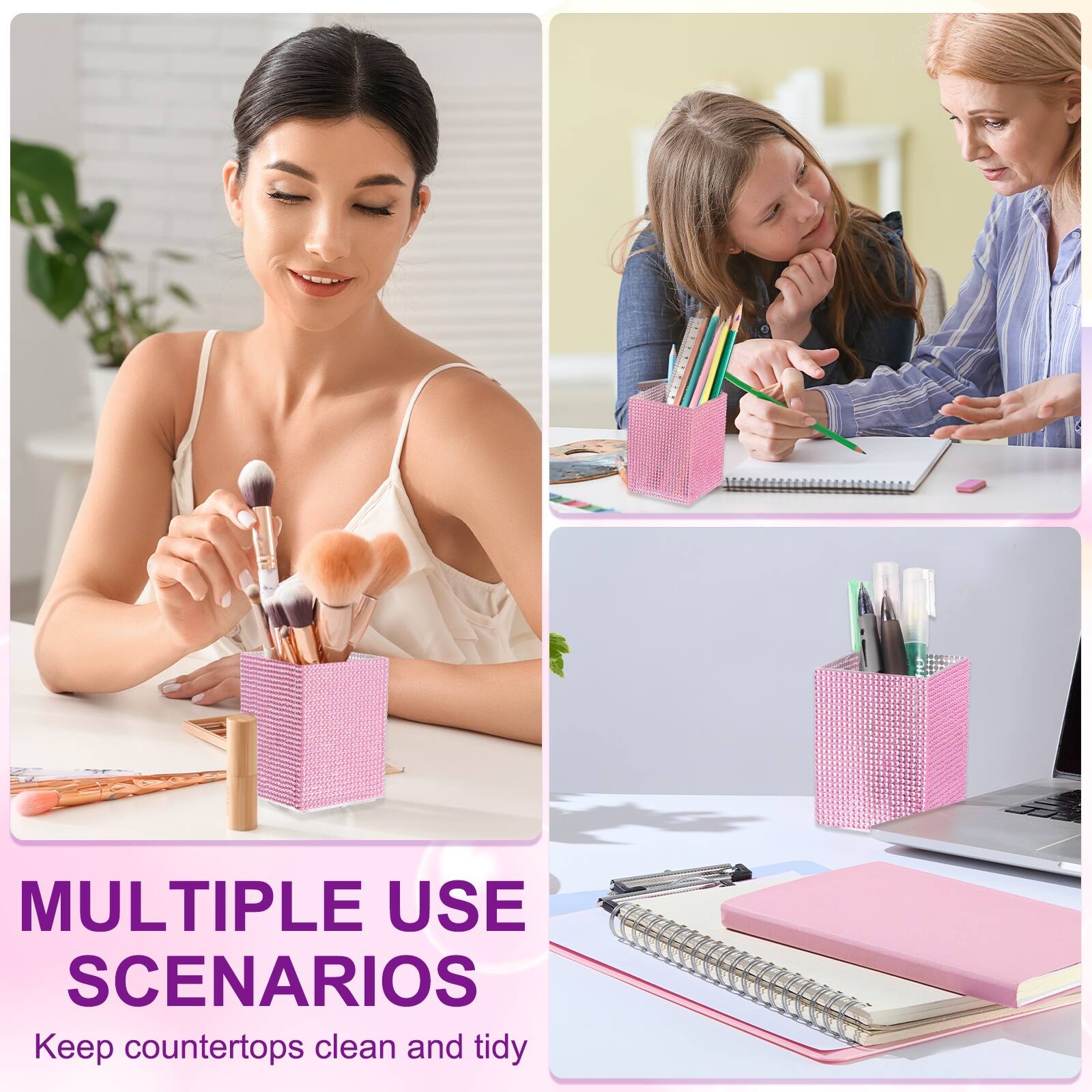 MULTIPLE USE SCENARIOS  
Keep countertops clean and tidy