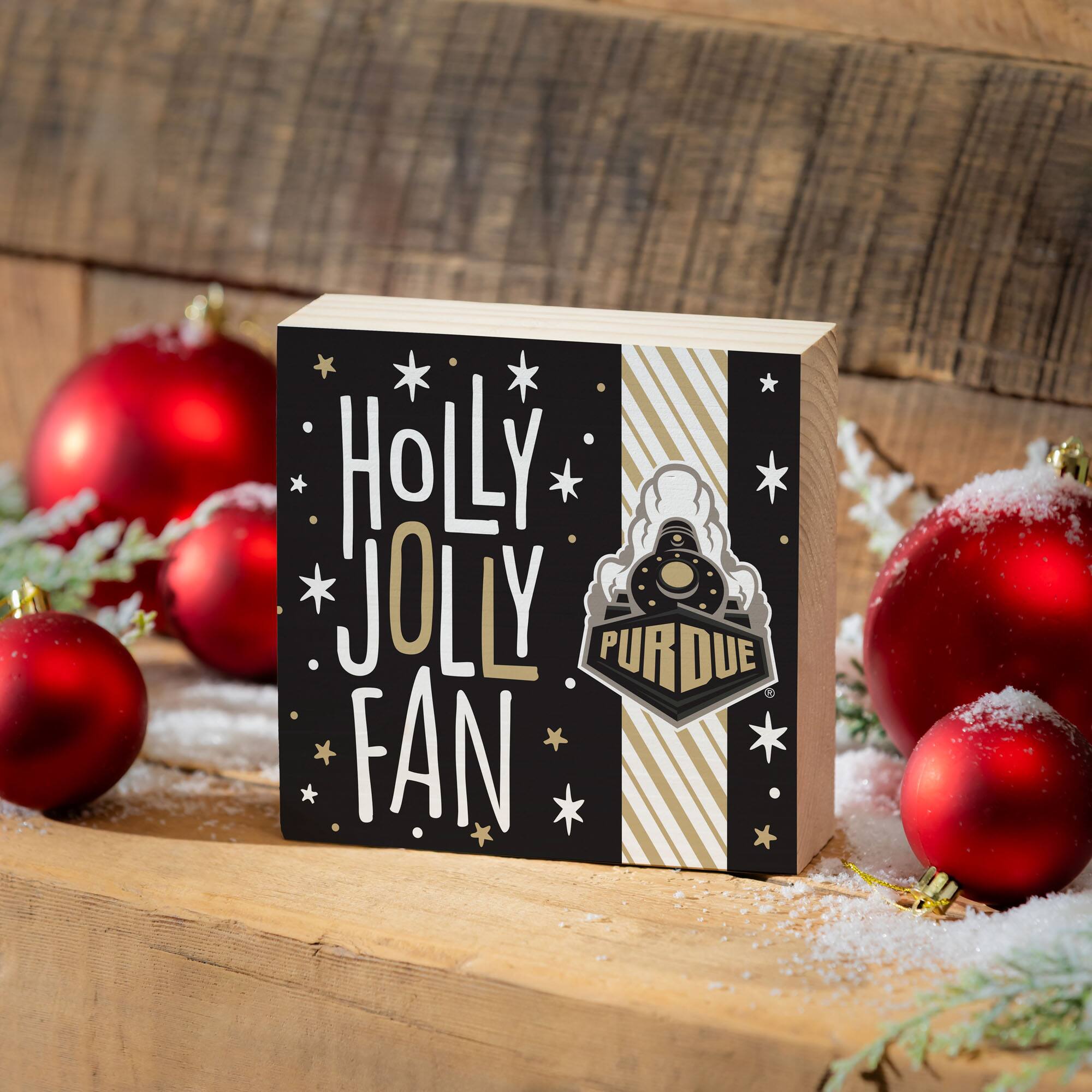 HOLLY JOLLY FAN  
PURDUE