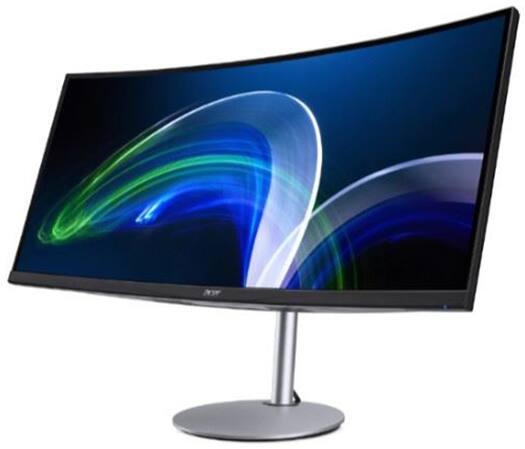 Left. Acer - CB342CUR 34" LCD Monitor 60Hz 3440x1440 UWQHD 1ms VRB - Black.