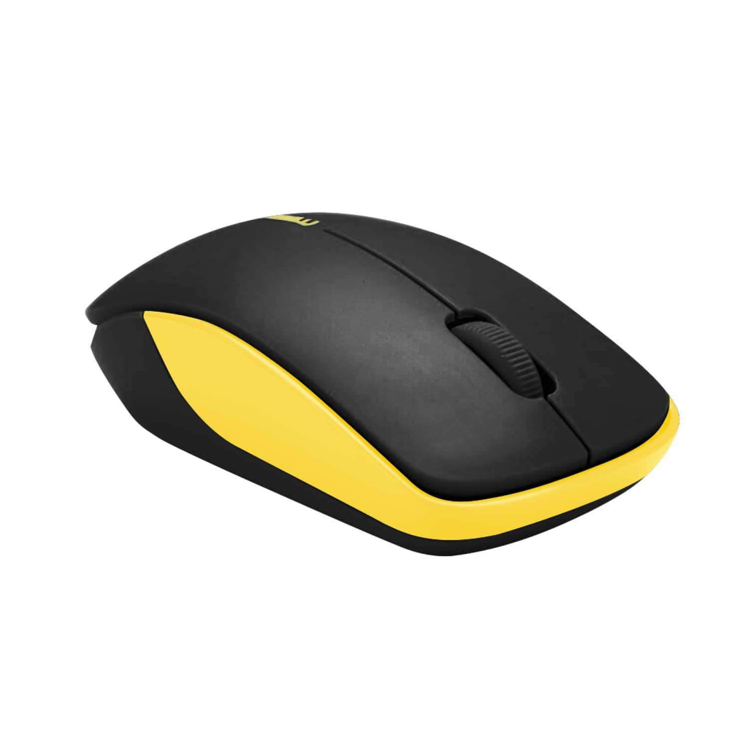 SaharaCase - Wireless Mouse | Smooth Scroll | Comfort Fit | USB & Type C Adapter | Navigate Series - Wireless - Black/Yellow