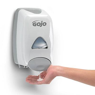 Alt View 1. GOJO - FMX 12 Wall Mounted Hand Soap Dispenser - Gray/Silver.