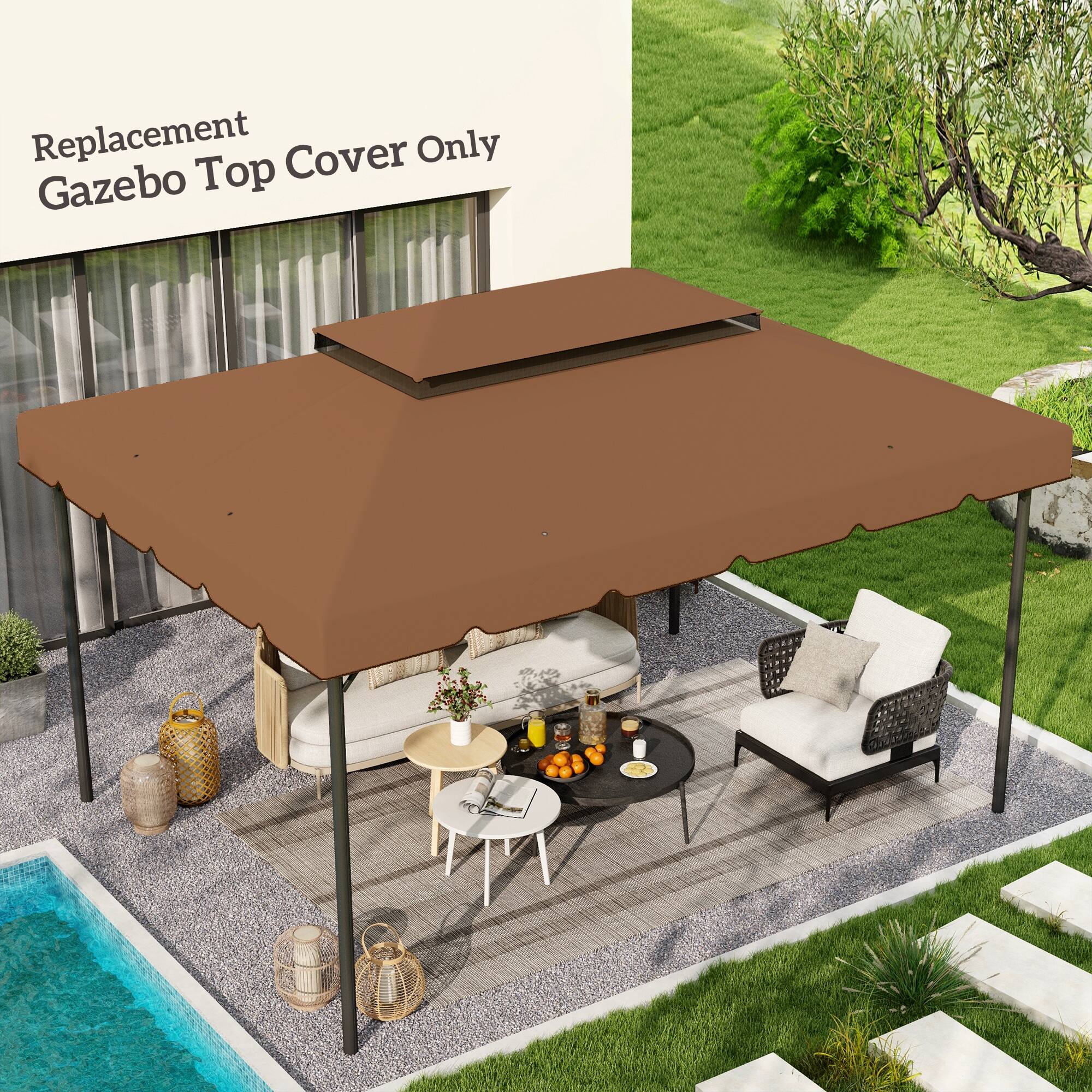 Replacement Gazebo Top Cover Only