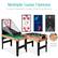 Multiple Game Options: Foosball | Basketball | Hockey | Ping Pong | Bowling. 3 so 3 C5 1 I - - X - - 1 1 2 2 3 C Wooden Handles.