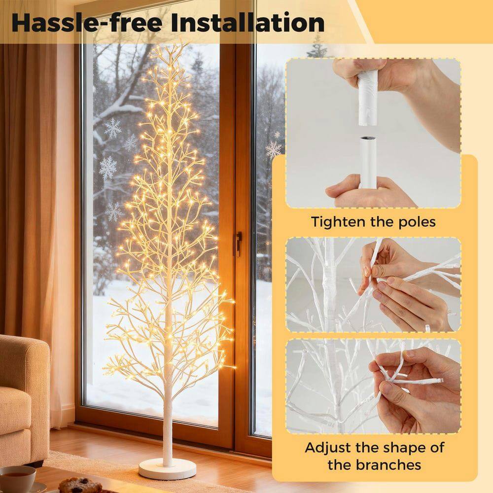 Hassle-free Installation

Tighten the poles

Adjust the shape of the branches