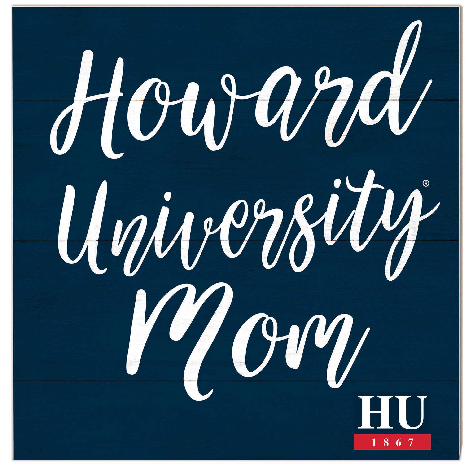 Howard Bison 10'' x 10'' Mom Plaque