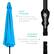 EASY STORAGE
Built-in hand crank allows for quick setup & breakdown
DURABLE ASSEMBLY
Push-button connector pin protects the pole from damage