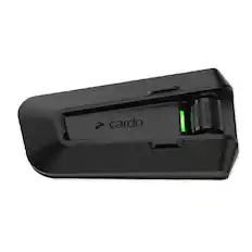Front. Cardo Systems - Packtalk Pro Motorcycle Bluetooth Communication System Headset - Black.