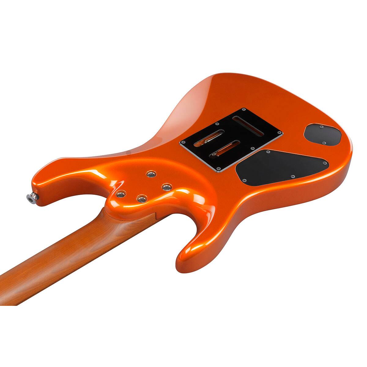 Alt View 6. Ibanez - Ibanez AZ Prestige Series AZ2402 Electric Guitar, Roadster Orange Metallic.