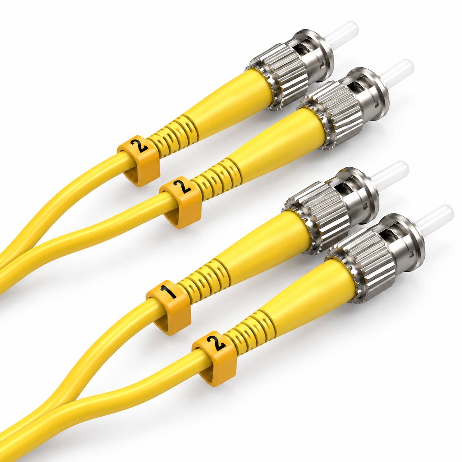 Sanoxy 1m ST/ST Duplex 9/125 Single Mode Fiber Optic Cable Multi - Best Buy