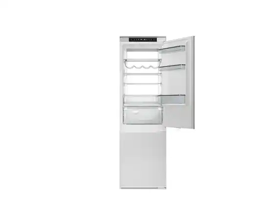 Front. Bertazzoni - 24" Bertazzoni Bottom-Mount Refrigerator - 8.4 Cu. Ft. - Counter-Depth - Bottom Freezer - Panel Ready - Custom Panel Ready.