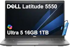 DELL Latitude 5550
Ultra 5 16GB 1TB
DELL