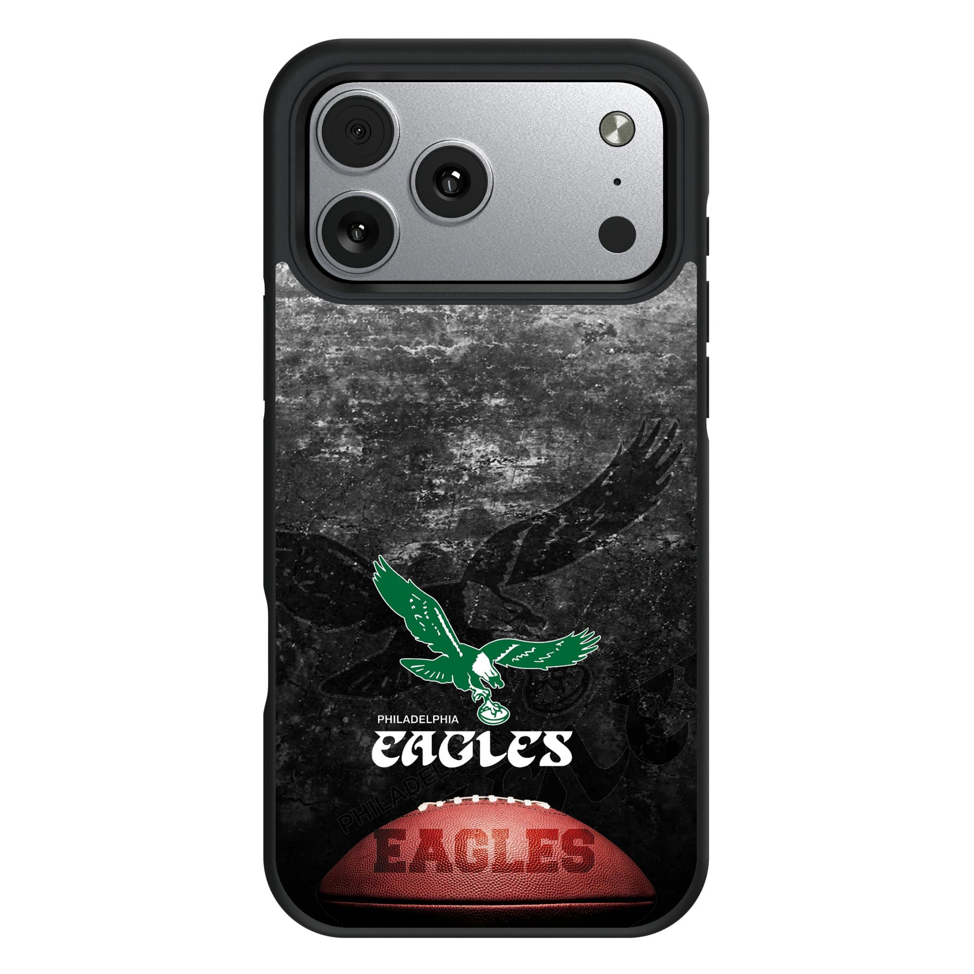 Keyscaper - NFL - Philadelphia Eagles Bump Case with 8.2ft Drop Protection - 15 Pro - Multicolor
