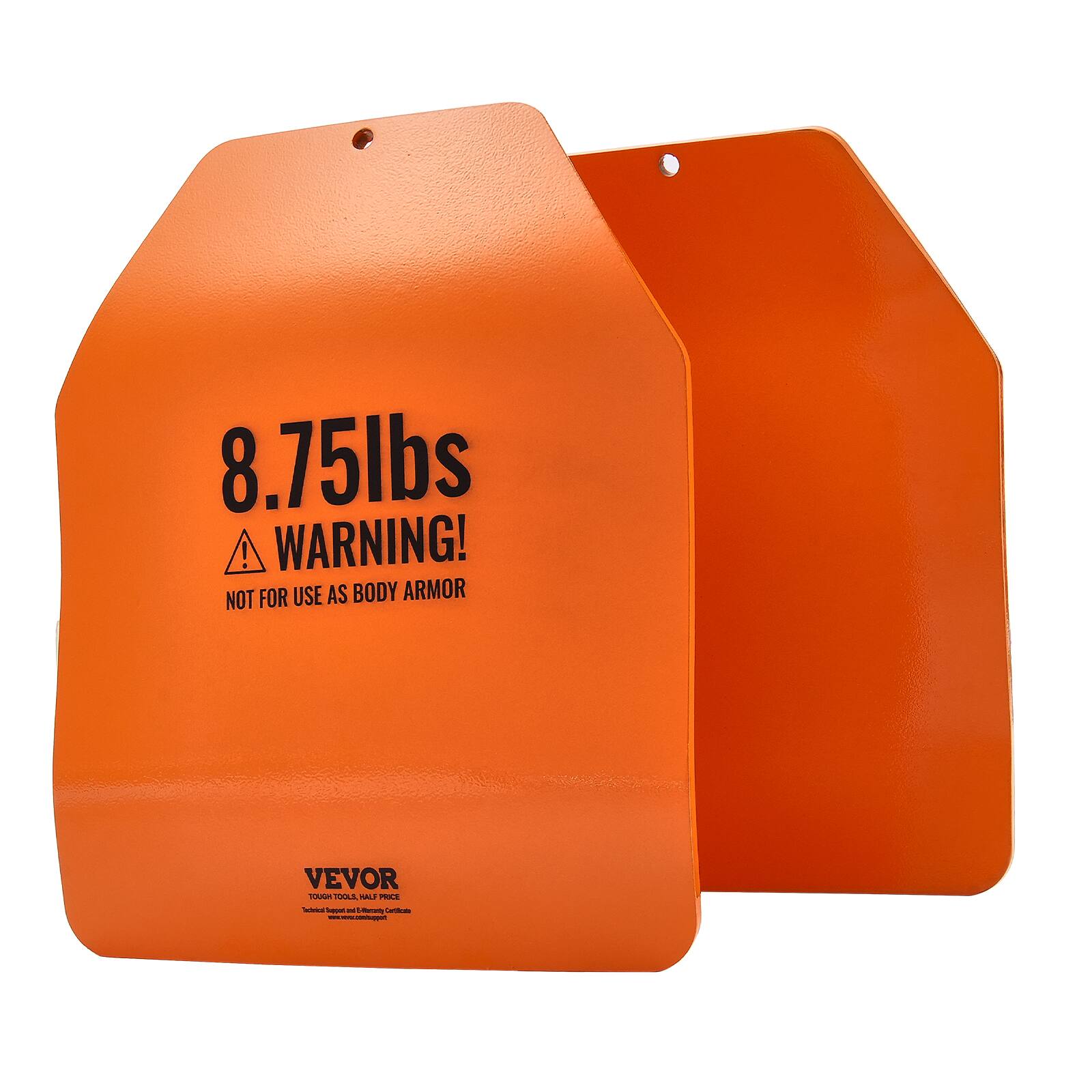 8.75lbs ! WARNING! NOT FOR USE AS BODY ARMOR VEVOR