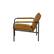 Angle. Sauder - Boulevard Café Collection 4-Leg Accent Chair - Camel.
