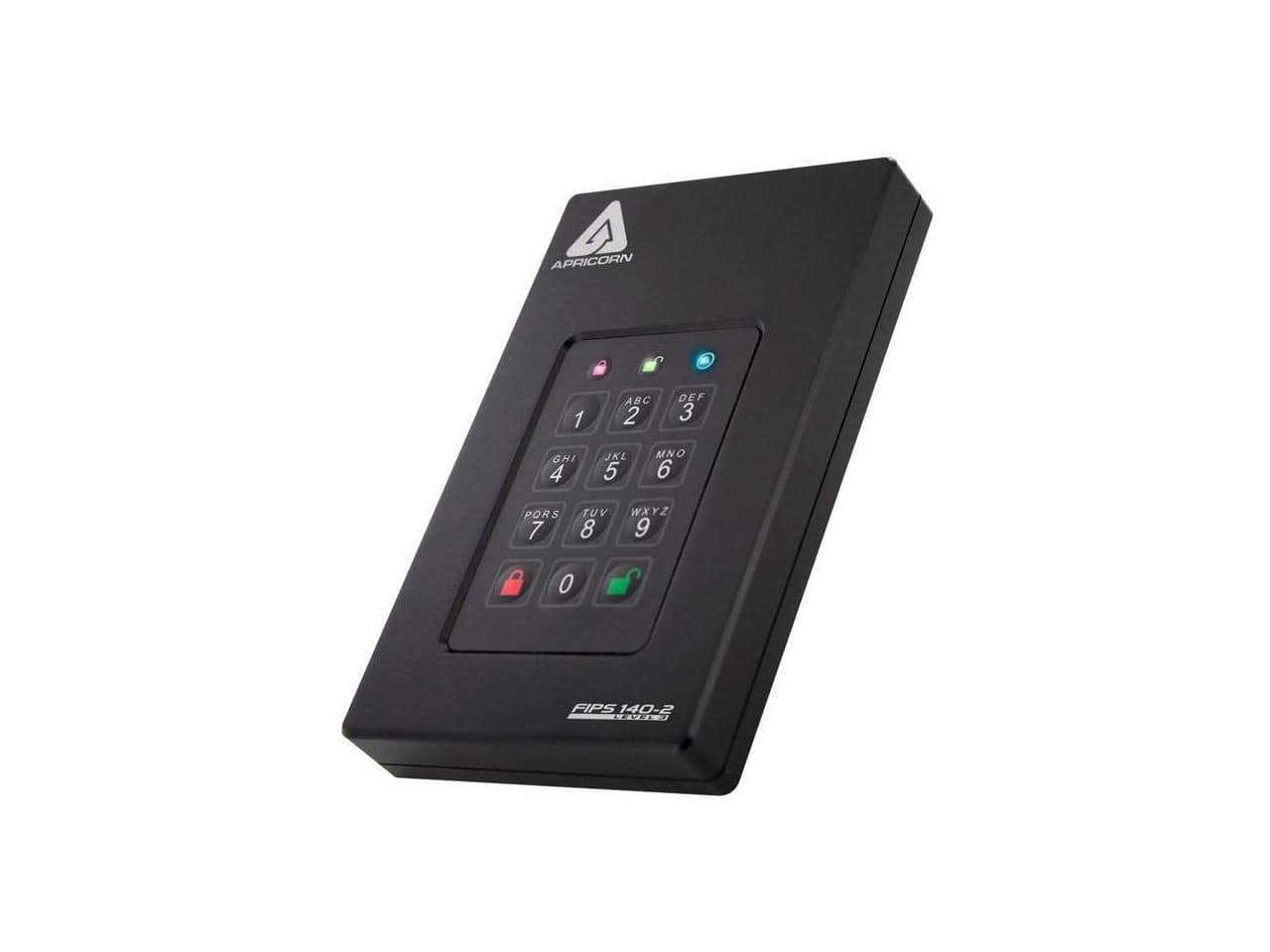 Apricorn - Aegis Fortress 4 TB Hard Drive - External - USB 3.0 - Black