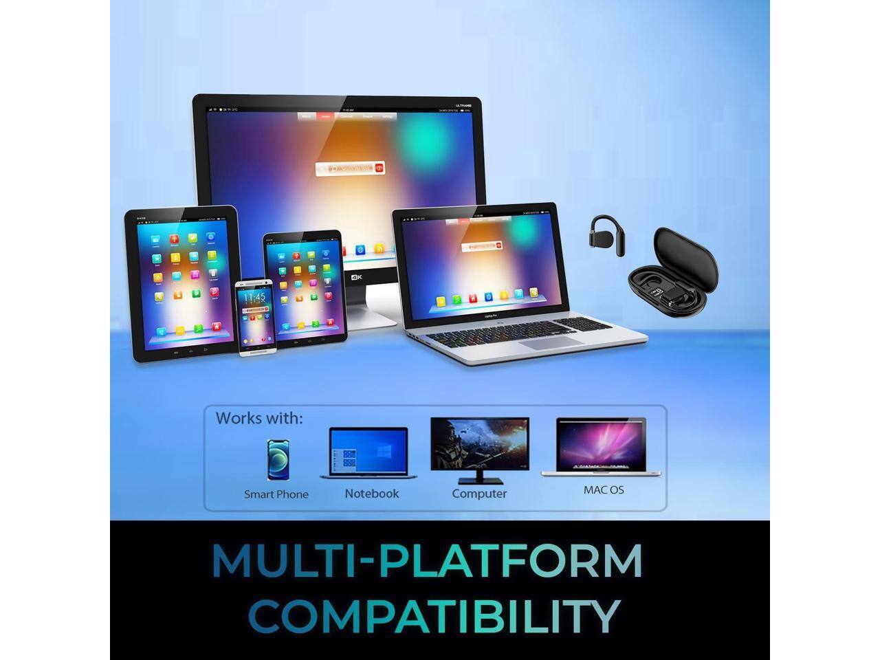 + H EK 11:2 Works with: Smart Phone Notebook Computer MAC OS MULTI-PLATFORM COMPATIBILITY