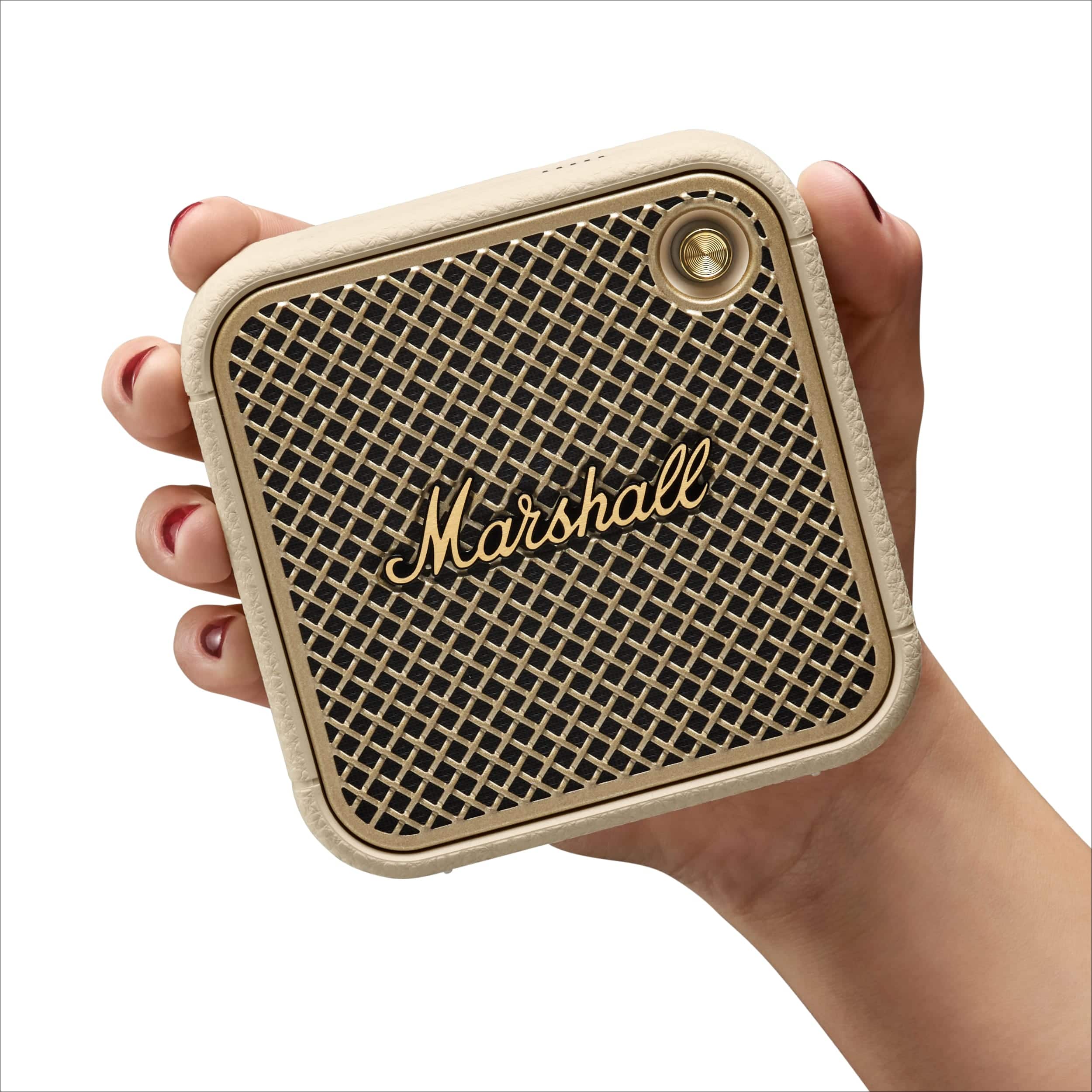 Alt View 15. Marshall - Willen II Portable Bluetooth Speaker with Rugged Waterproof / Dust-proof Wireless Design - Cream.