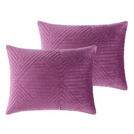 BreeBe - Riviera Velvet Sham Standard - Mauve